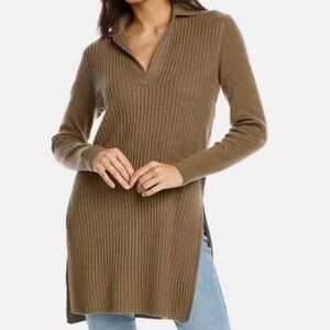 Alex Mill Ribbed Wool blend sweater tunic in Navy size Medium